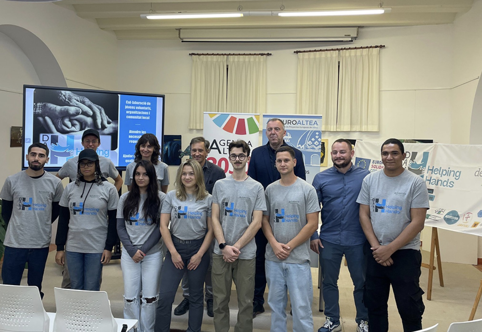 De Amicitia y Altea lideran el proyecto europeo de voluntariado ‘Dana Helping Hands’