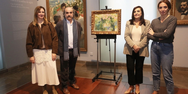 El MUBAG enriquece la exposición del XIX con uno de los últimos jardines pintados por Sorolla en su retiro madrileño