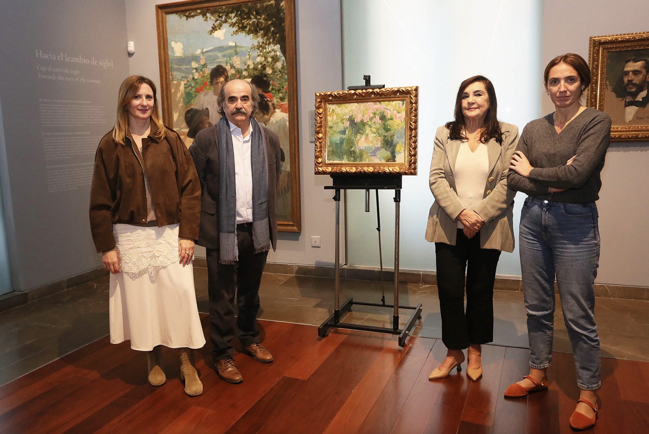 El MUBAG enriquece la exposición del XIX con uno de los últimos jardines pintados por Sorolla en su retiro madrileño