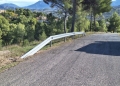 Alcoy finaliza la mejora de la seguridad vial en la carretera de acceso a Gormaget con una inversión de 35.000 euros