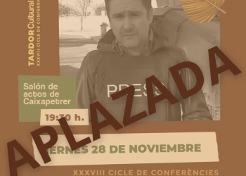 Aplazada la conferencia del corresponsal de TVE Óscar Mijallo prevista para este viernes en Petrer