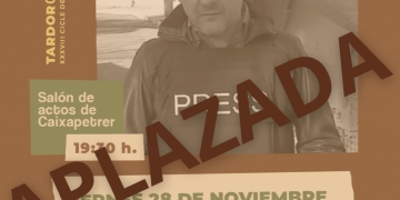 Aplazada la conferencia del corresponsal de TVE Óscar Mijallo prevista para este viernes en Petrer