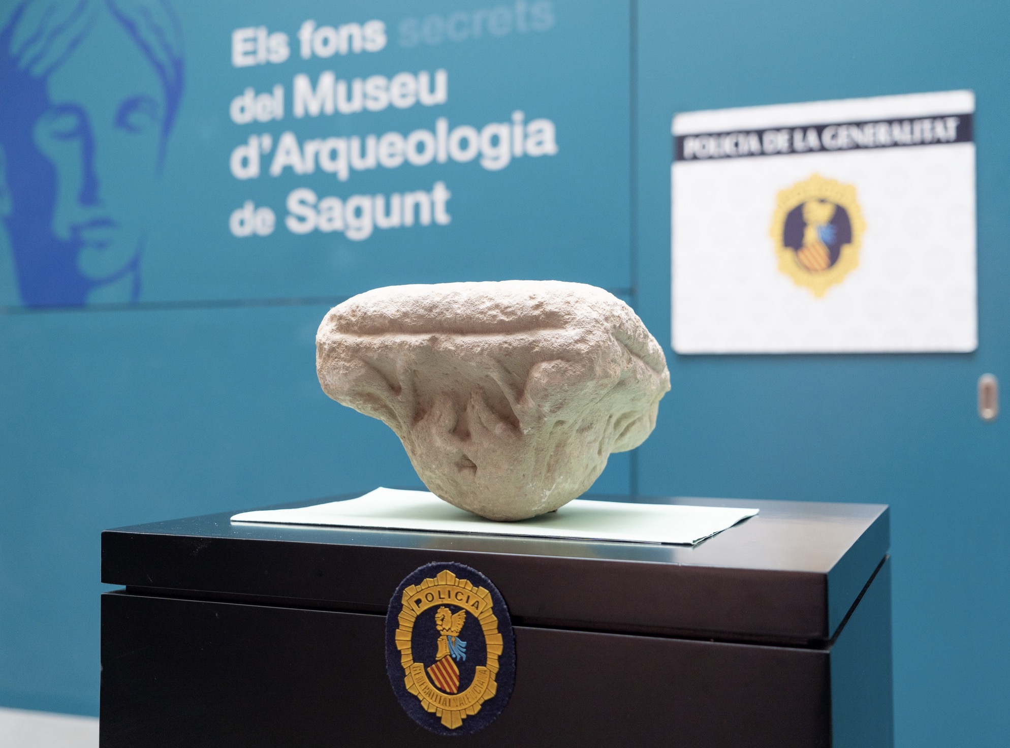 La Policía de la Generalitat recupera un capitel de mediados del siglo XV