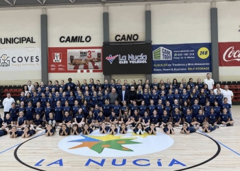 El Club Voleibol La Nucía bate récords con 174 jugadoras y 12 equipos