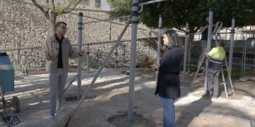 El Ayuntamiento inicia las obras de la nueva zona de calistenia en la Rambla Castelar