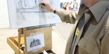 «Disfruto pintando en la calle»