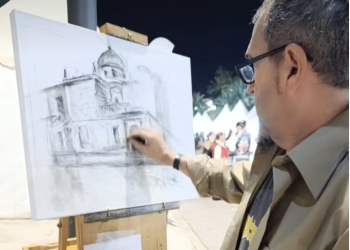 «Disfruto pintando en la calle»