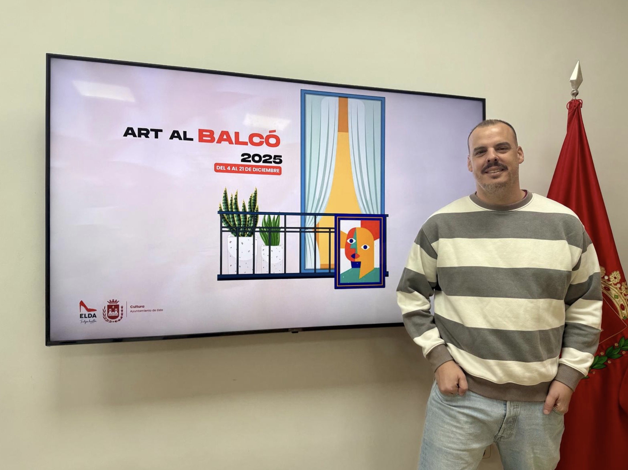 Elda inaugurará el próximo jueves 4 de diciembre la segunda edición de ‘Art al Balcó’