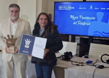Villena recibe el galardón como mejor Promoción Turística de la Comunitat Valenciana