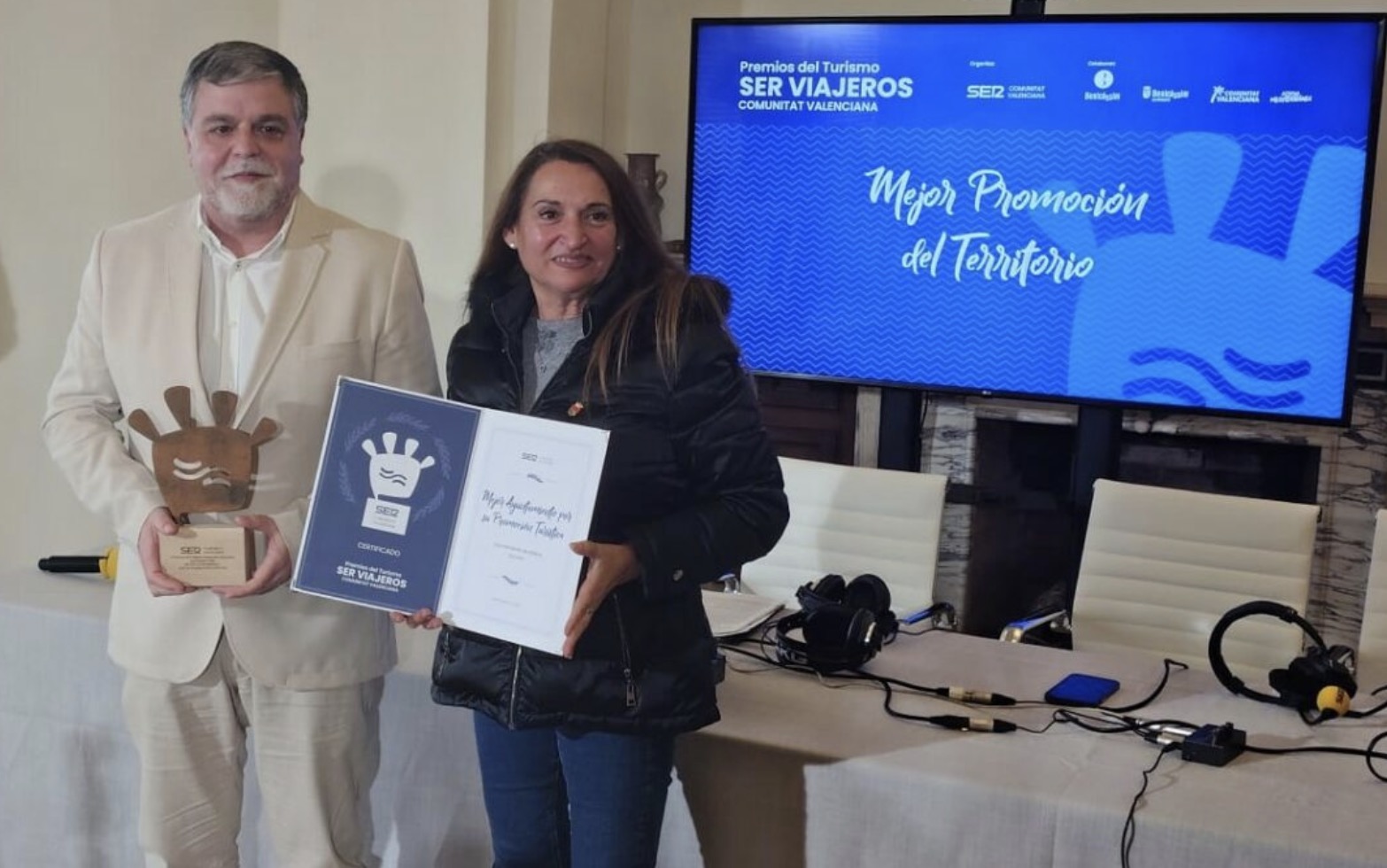 Villena recibe el galardón como mejor Promoción Turística de la Comunitat Valenciana