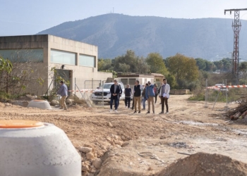 A punto de finalizar l’Alfàs las obras para gestionar vertidos y reutilizar el agua vinculadas al encauzamiento del Barranco Hondo