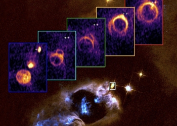 Un equipo del CSIC capta con un detalle inédito la interacción entre un chorro de materia de una estrella y su entorno