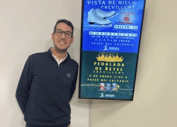 Deportes programa una pista de hielo solidaria y una pedalada infantil de Reyes en el Paseo del Calvario estas navidades