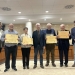 Miguel Cremades Martínez y José Nuévalos Ruiz y José Luis Martínez Martínez y Mariano López Marín reciben las Medallas al Mérito Municipal de Utiel