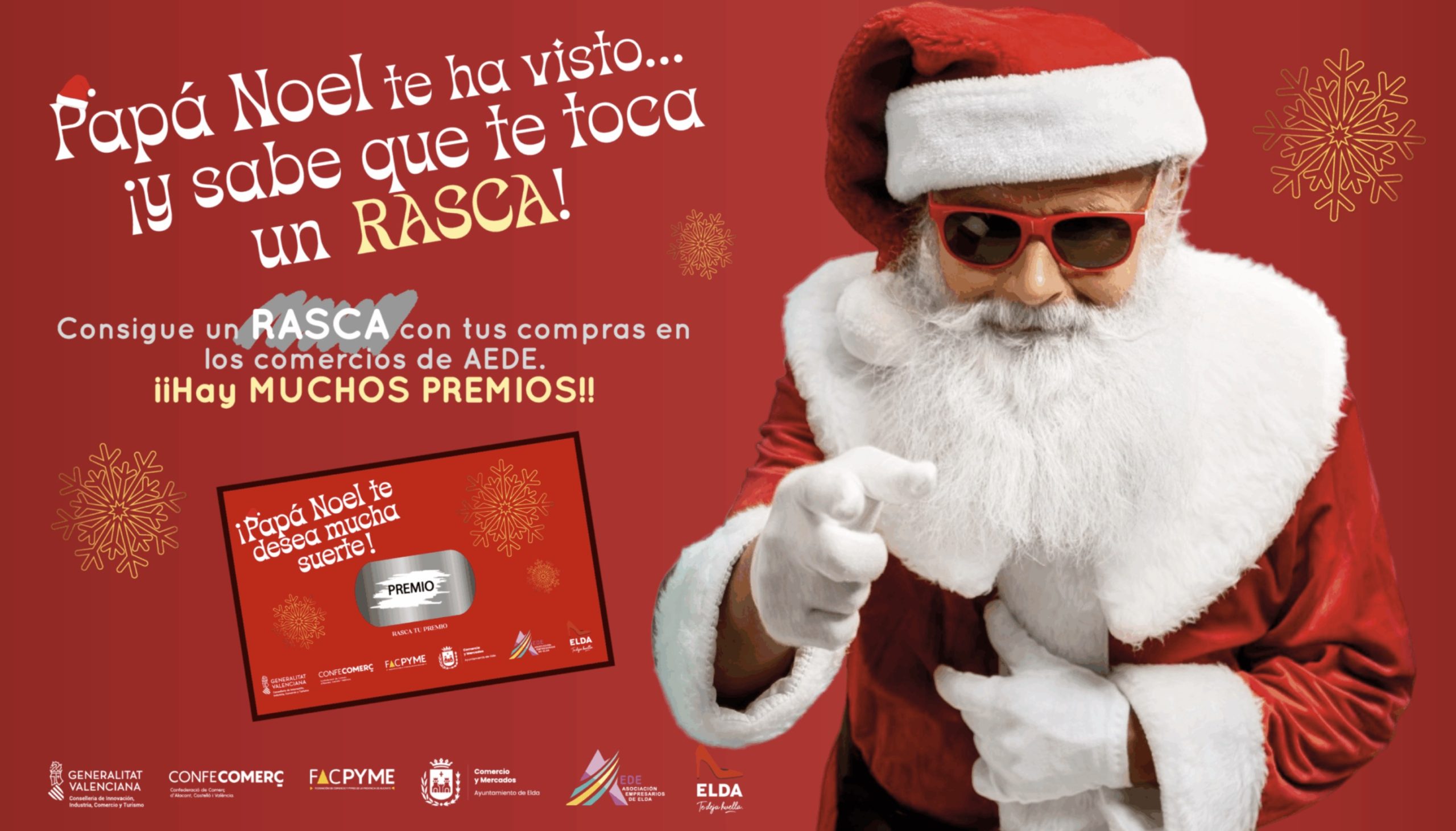 Elda impulsa en Navidad la compra en el comercio local con una campaña de premios directos
