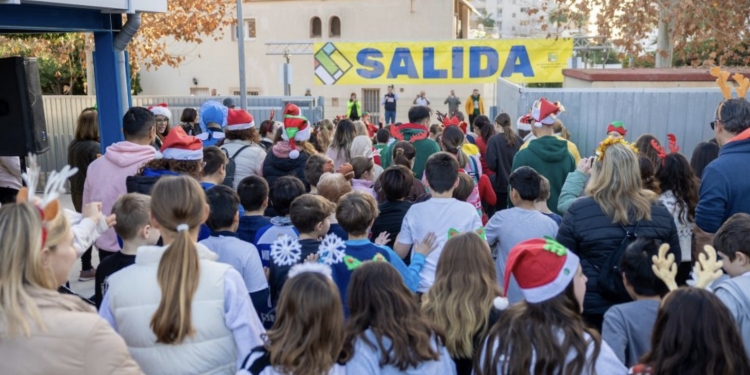 El CEIP Racó de l’Albir recauda 3.000 euros para Latiendo Juntos con su segunda San Silvestre solidaria