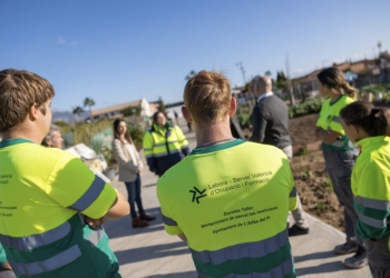 Diez jóvenes se forman con un proyecto de LABORA en la Escuela Taller en los huertos de ocio de l’Alfàs