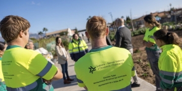 Diez jóvenes se forman con un proyecto de LABORA en la Escuela Taller en los huertos de ocio de l’Alfàs