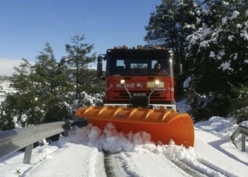 La Diputación activa un dispositivo invernal hasta abril para incidencias en las carreteras provinciales