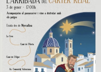 El Cartero Real llenará Altea de magia y tradición el 3 de enero