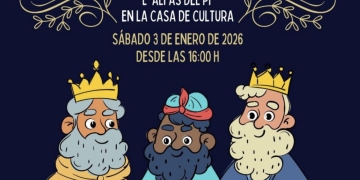 El Paje Real estará en l’Alfàs del Pi el próximo sábado 3 de enero en la Casa de Cultura