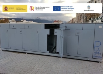 Alcoy instala ocho módulos de aparcamiento seguro para bicicletas y patinetes