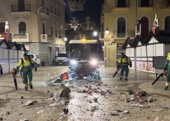 Limpieza recoge cerca de 400.000 kilos de residuos los días de Navidad y Año Nuevo