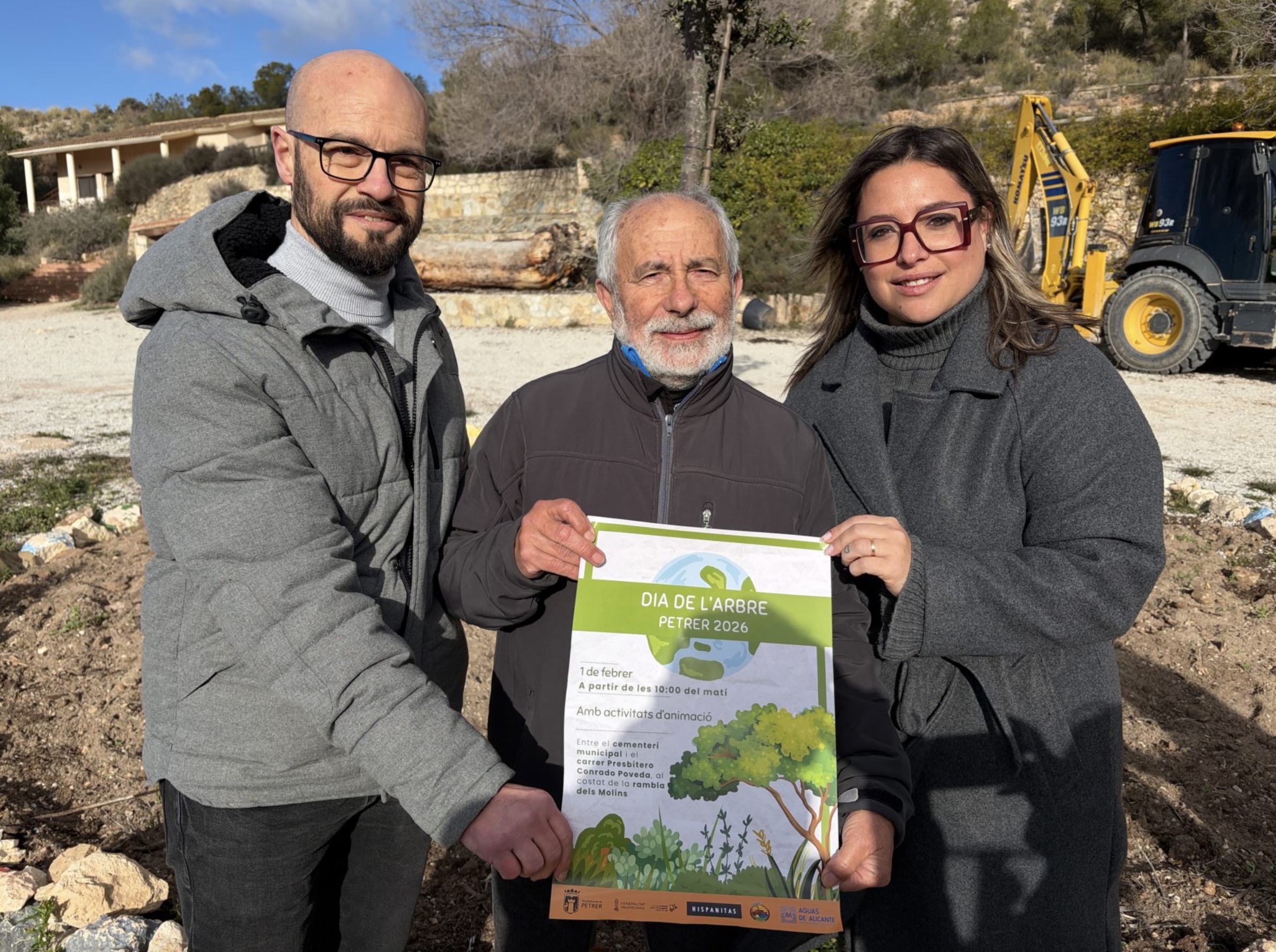 Petrer celebrará el Día del Árbol el próximo domingo 1 de febrero en la misma zona que los años anteriores de la Rambla dels Molins