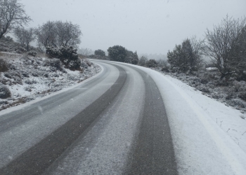 La Generalitat despliega el dispositivo de vialidad invernal con actuaciones en el interior de la provincia de Valencia