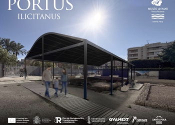 Una cubierta protegerá el edificio público del siglo I descubierto en el Portus Ilicitanus