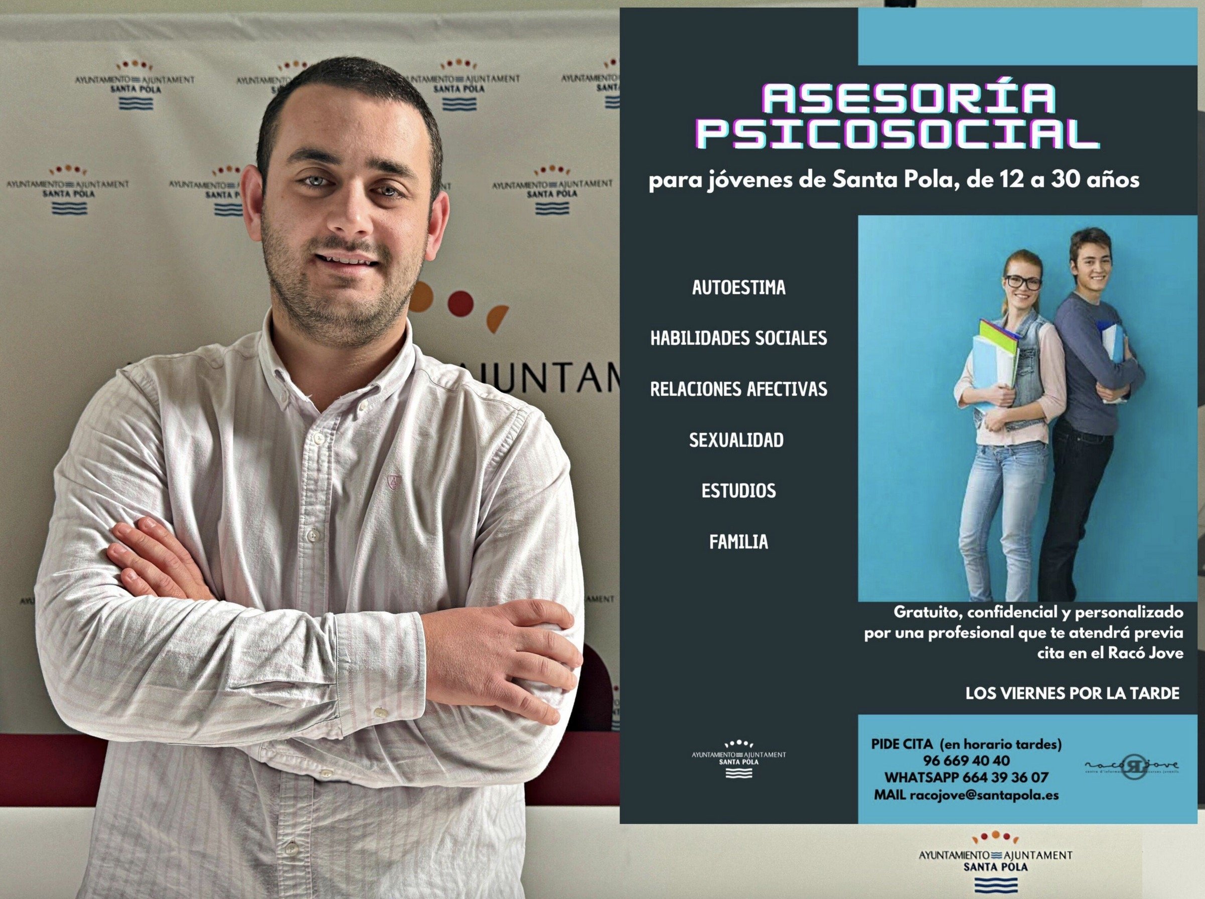 La Concejalía de Juventud relanza la asesoría psicosocial gratuita para jóvenes entre 12 y 30 años