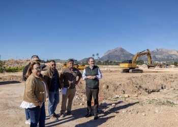 Marchan a buen ritmo las obras de encauzamiento del Barranco Hondo en l’Alfàs financiadas por Europa