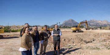 Marchan a buen ritmo las obras de encauzamiento del Barranco Hondo en l’Alfàs financiadas por Europa