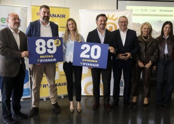 La Costa Blanca dispondrá este verano de 580 vuelos semanales gracias a la apuesta de Ryanair por la provincia