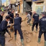 Decenas de agentes alteanos participaron en el despliegue posterior a la dana.