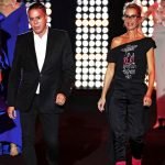 Hannibal Laguna con su hermana Isabel.