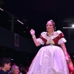 Merche Amaro recorriendo la pasarela en su exaltación.