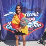 Lorena Figueres durante el Mundial de Las Vegas.