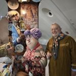 Julio Tormo en la exposición del ninot