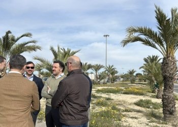 Comienzan los trabajos de ajardinamiento de las rotondas de la Ronda Oeste