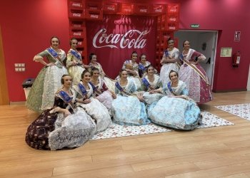 Coca Cola refuerza su compromiso con Valencia con un amplio despliegue operativo durante las Fallas