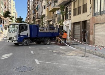 El Ayuntamiento ultima las obras de renovación urbana de la calle Ruperto Chapí