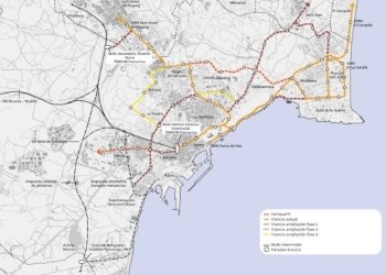 Alicante proyecta aumentar frecuencias y la expansión del TRAM en cuatro fases en el PGE