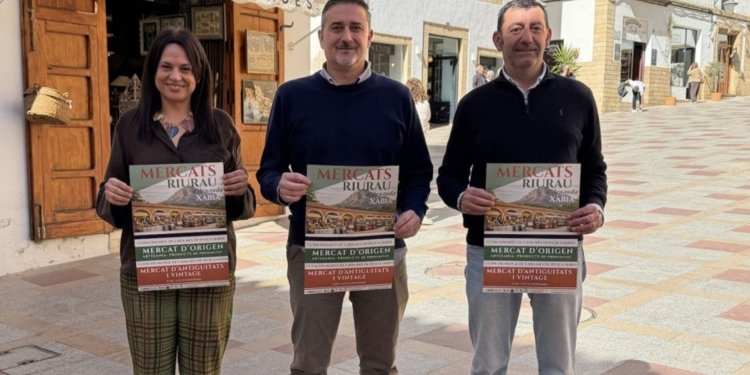 Els Mercats del Riurau d’Arnauda se celebrarán el último fin de semana de cada mes en Xàbia